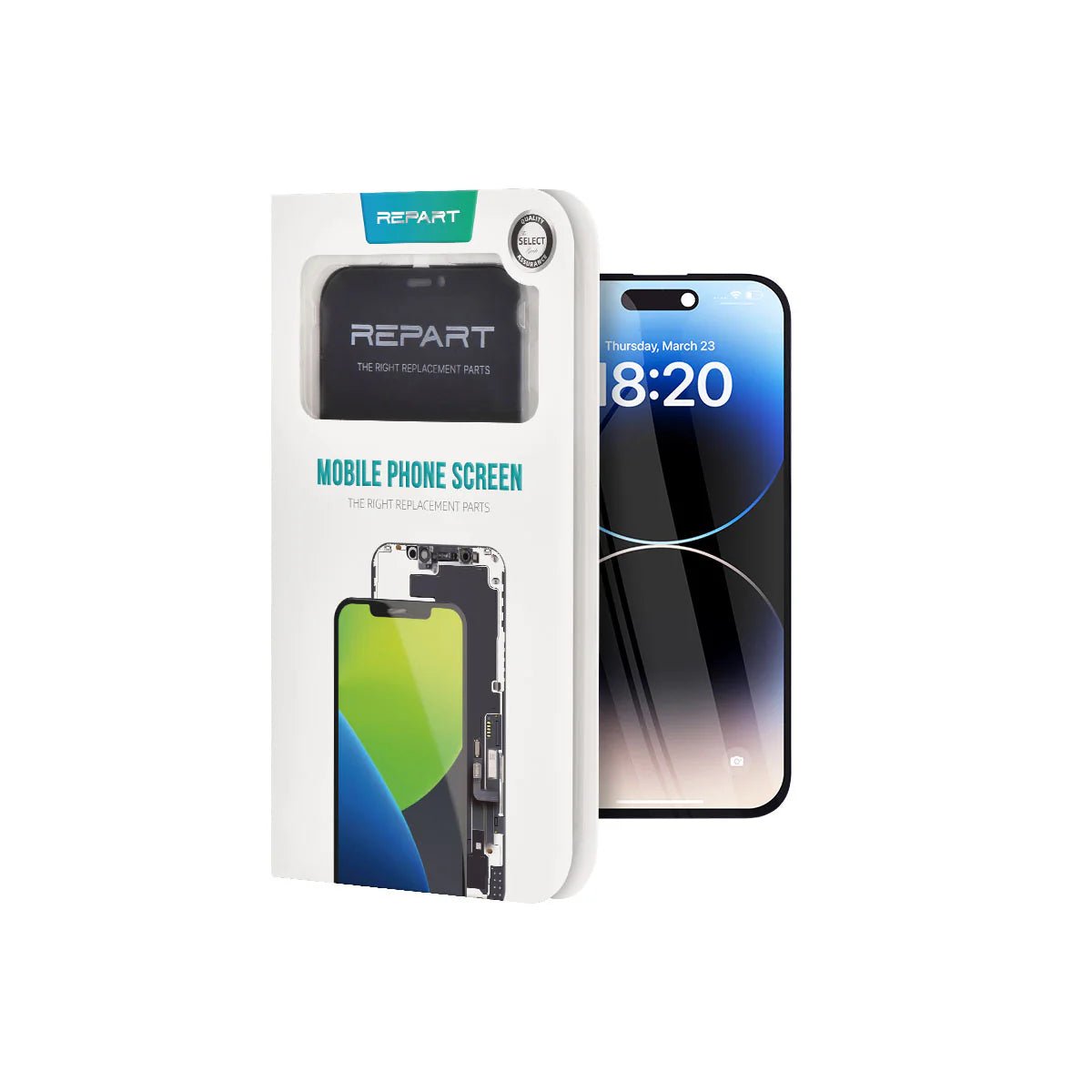 REPART iPhone 14 Pro Screen Assembly Replacement (Select Incell, 120Hz)