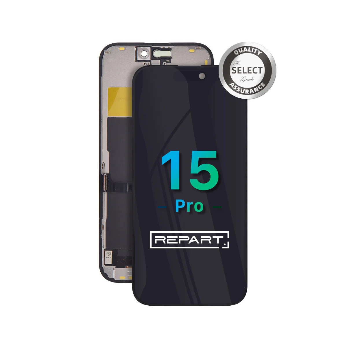 REPART iPhone 15 Pro Screen Assembly Replacement (Select Incell, 120Hz)