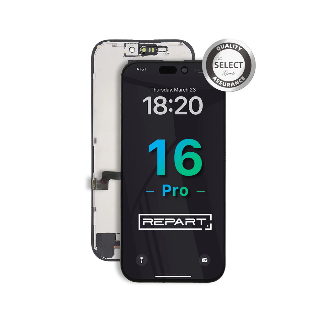 REPART iPhone 16 Pro Screen Assembly Replacement (Select Incell, 120Hz)